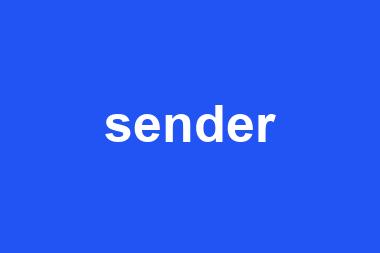 sender