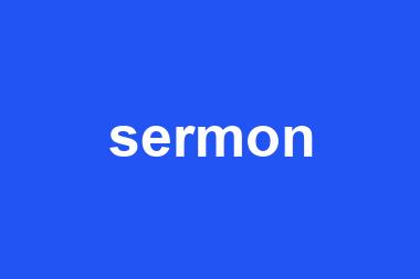 sermon