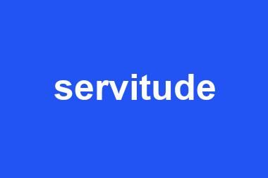 servitude