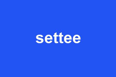 settee