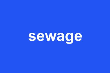 sewage