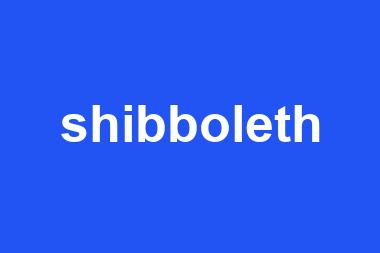 shibboleth