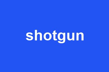 shotgun