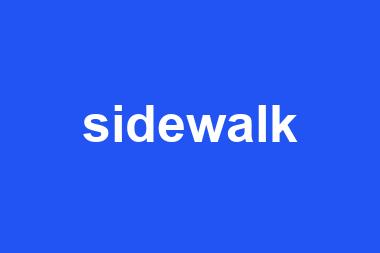 sidewalk