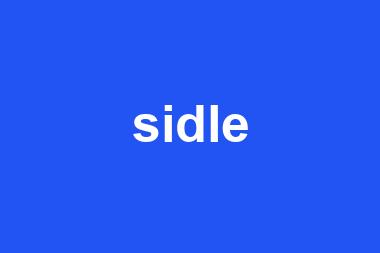 sidle