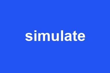 simulate