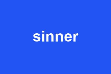 sinner