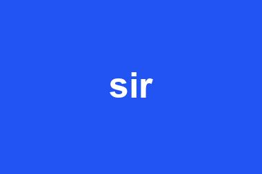 sir