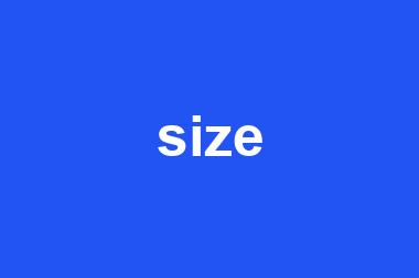 size