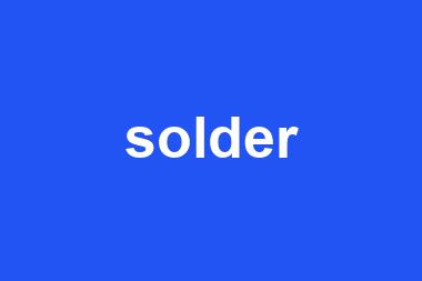 solder