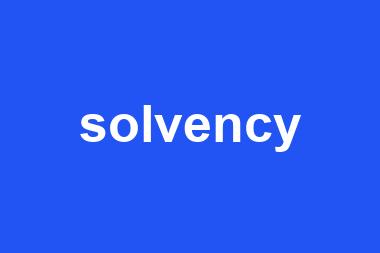 solvency