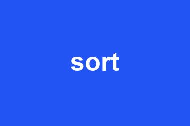 sort