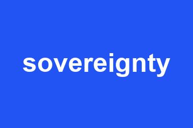 sovereignty