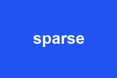 sparse