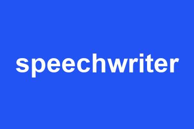 speechwriter