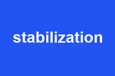 stabilization