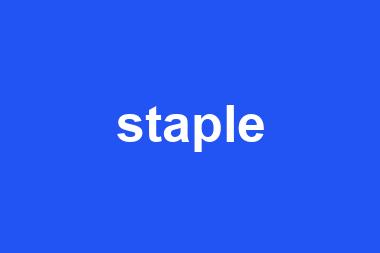 staple