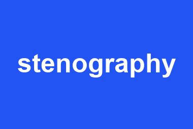 stenography