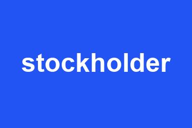 stockholder