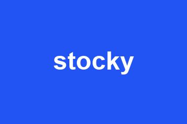 stocky