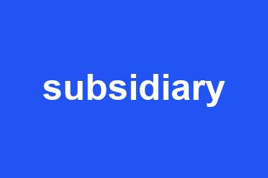 subsidiary