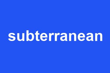 subterranean