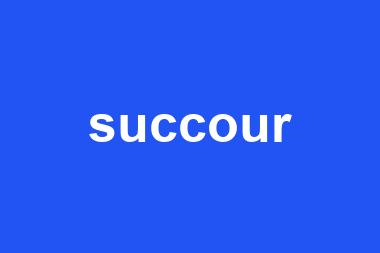 succour