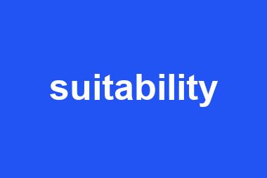 suitability