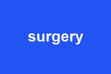 surgery