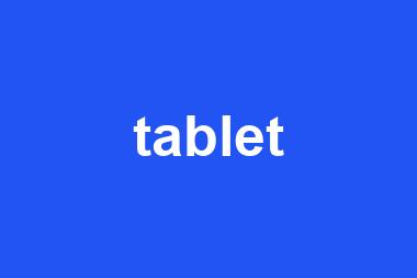 tablet