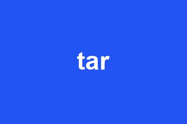 tar