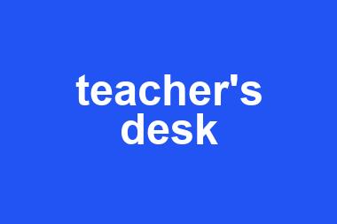 teacher's desk