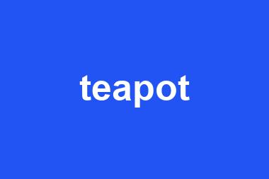 teapot