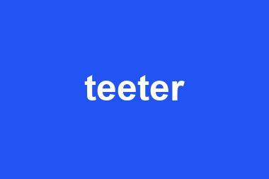 teeter