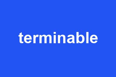 terminable