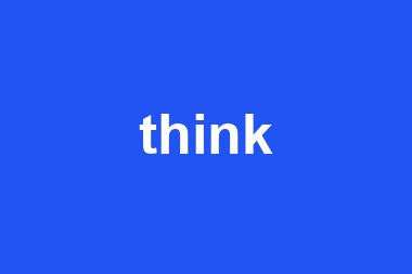 think