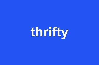 thrifty