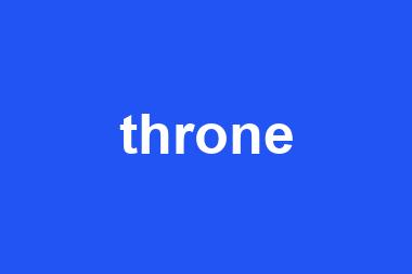 throne