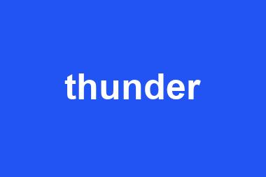 thunder