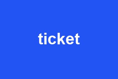 ticket