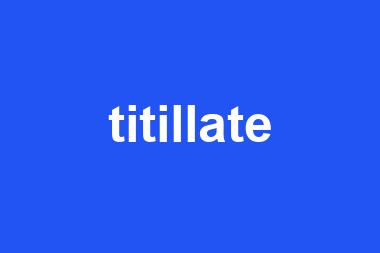 titillate