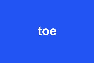 toe