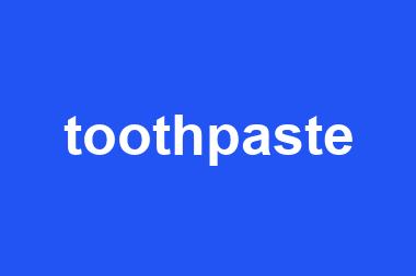 toothpaste