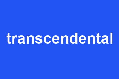 transcendental