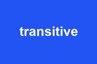 transitive