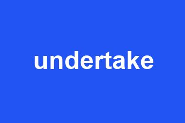 undertake