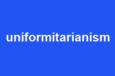 uniformitarianism