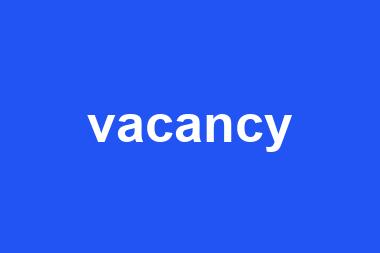 vacancy