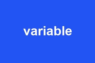 variable