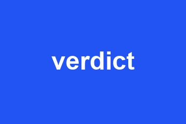 verdict